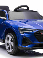 Audi E-tron Sportback blauw elektrische Kinderauto