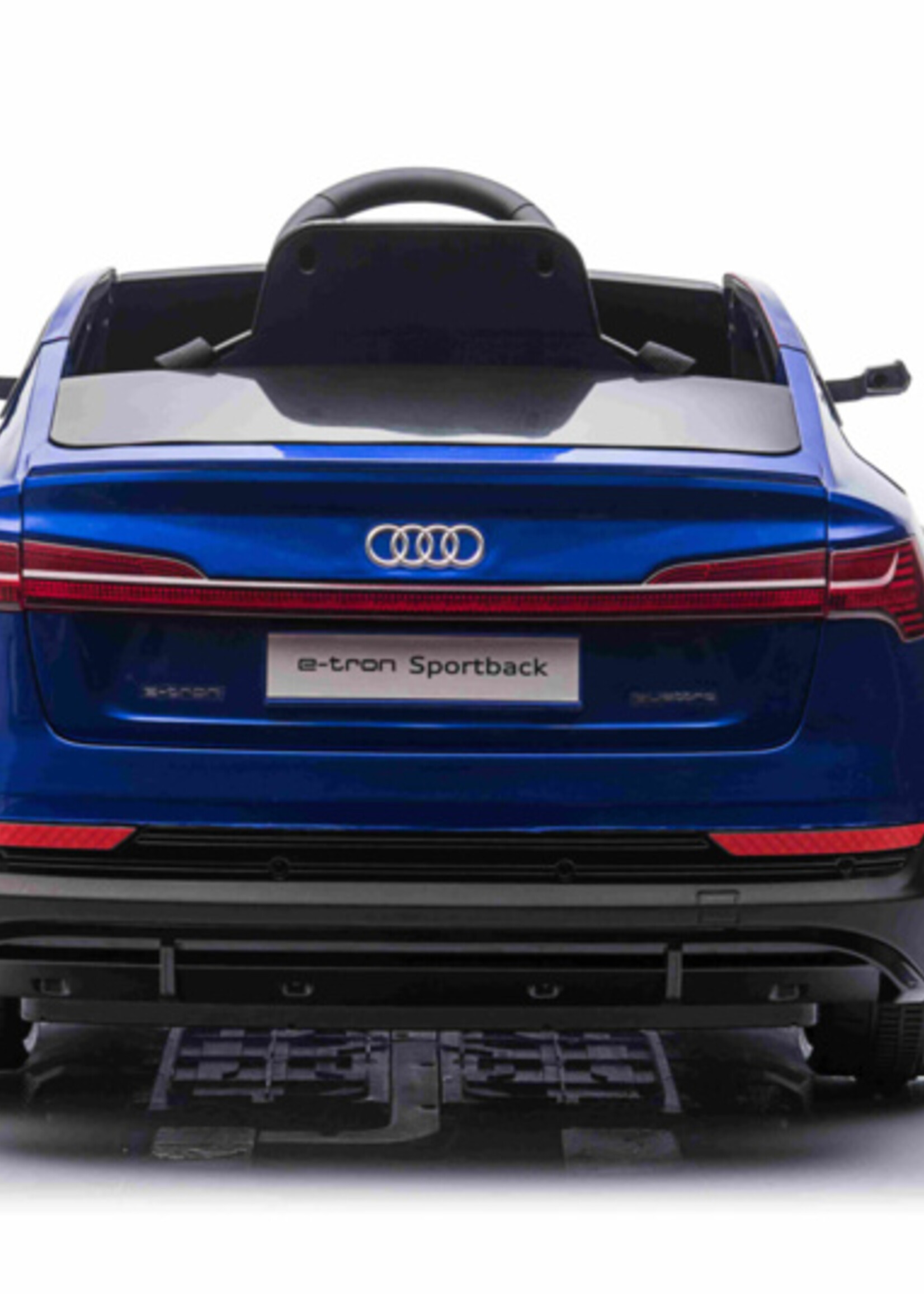 Audi E-tron Sportback blauw elektrische Kinderauto