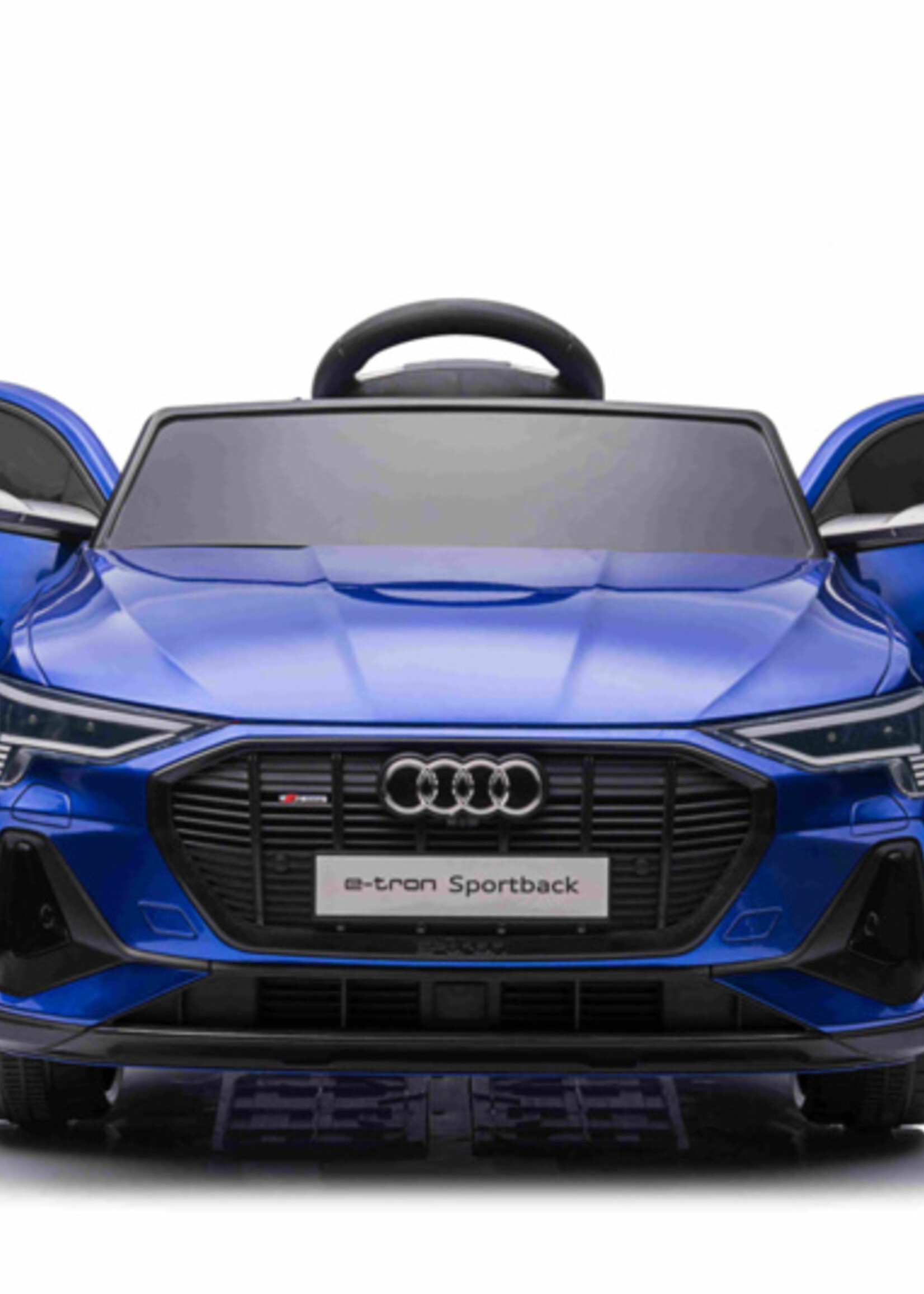 Audi E-tron Sportback blauw elektrische Kinderauto