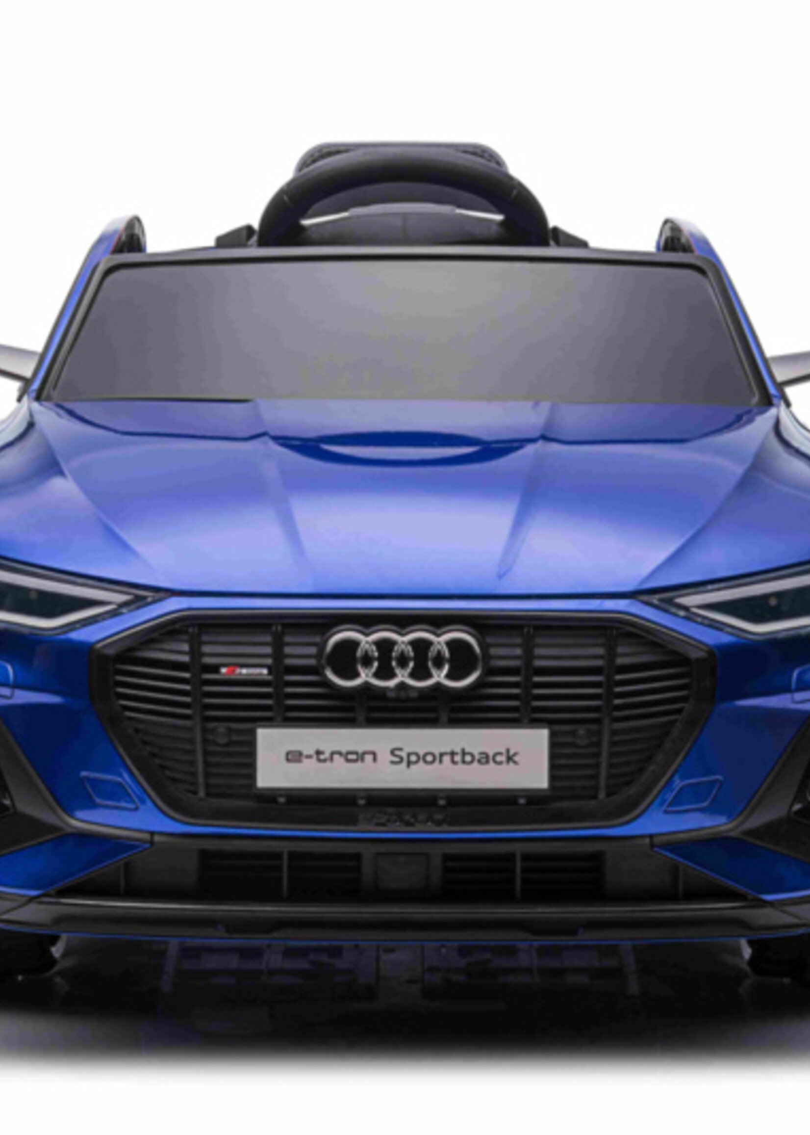 Audi E-tron Sportback blauw elektrische Kinderauto