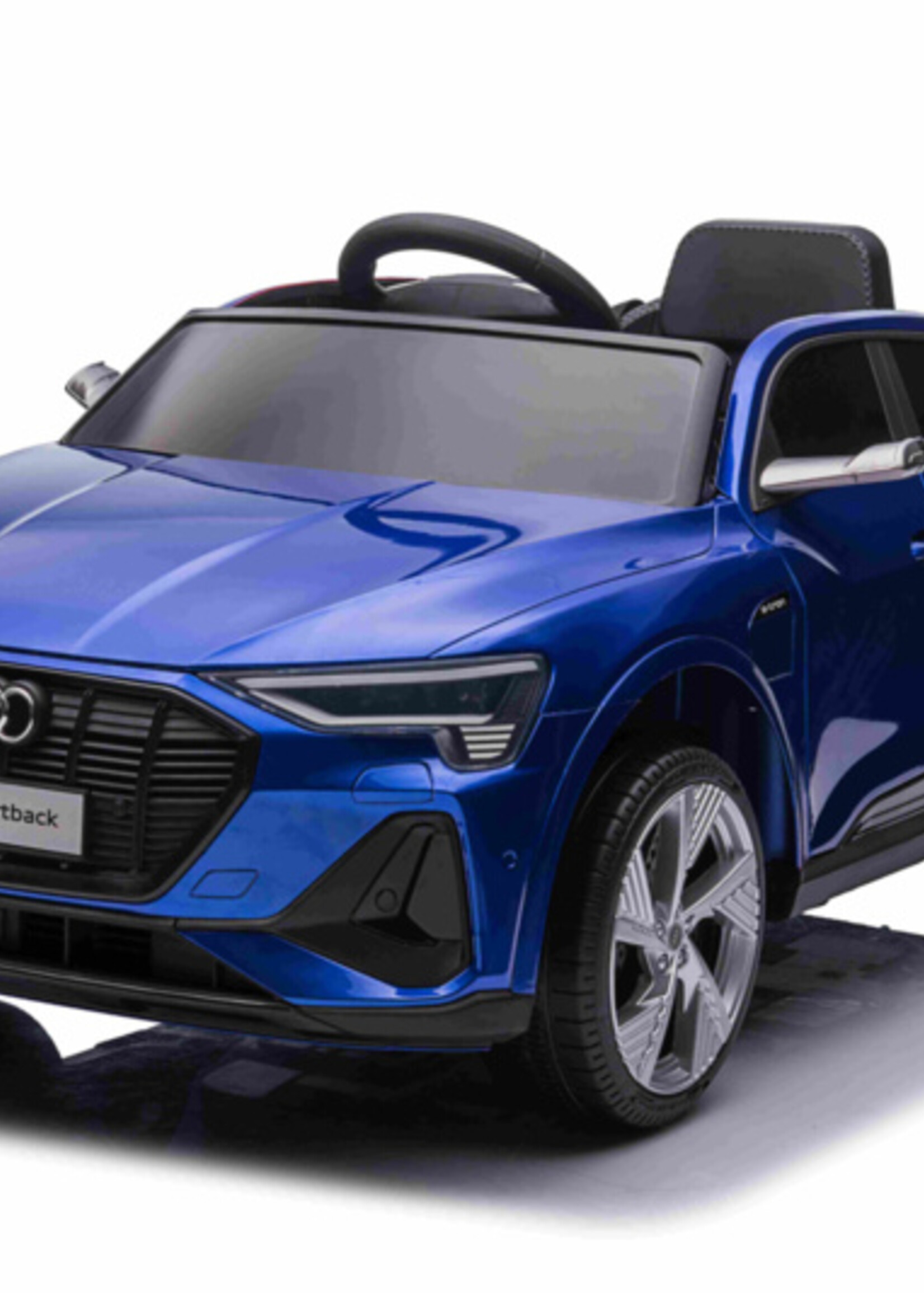 Audi E-tron Sportback blauw elektrische Kinderauto