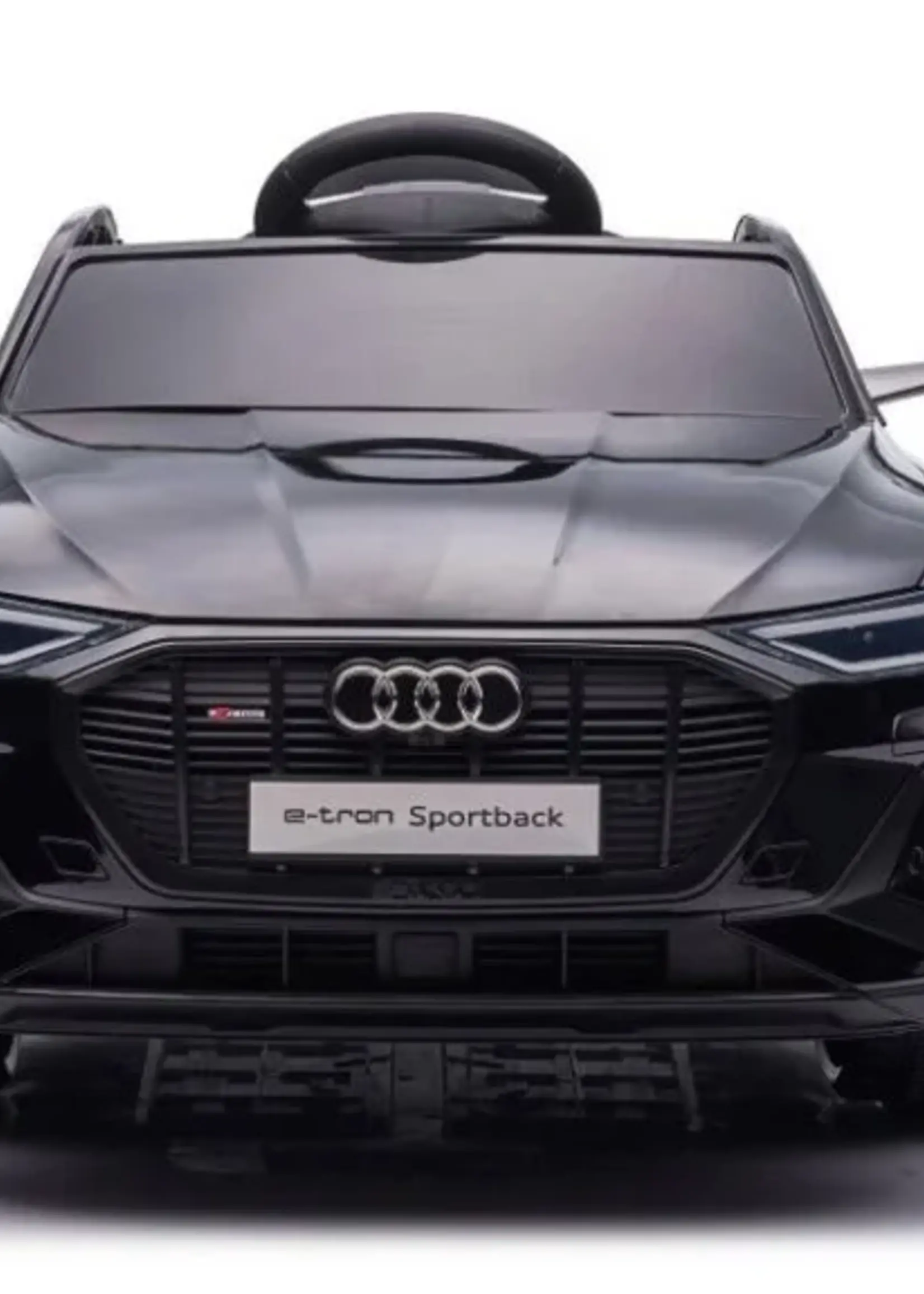 Audi E-tron Sportback zwarte elektrische Kinderauto