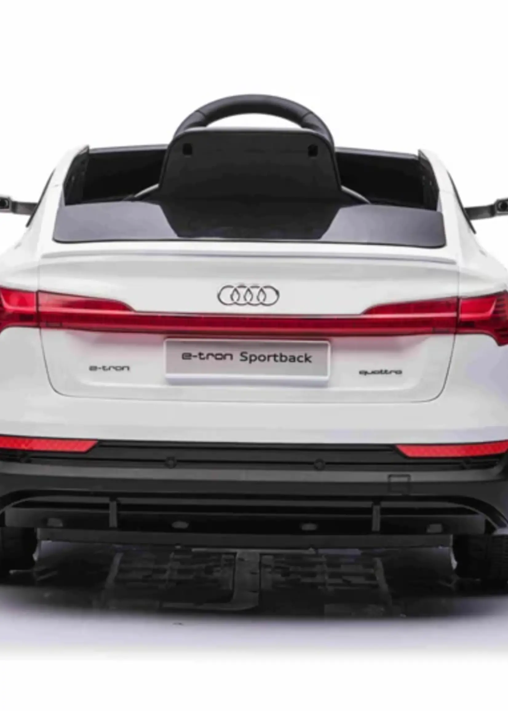 Audi E-tron Sportback witte elektrische Kinderauto