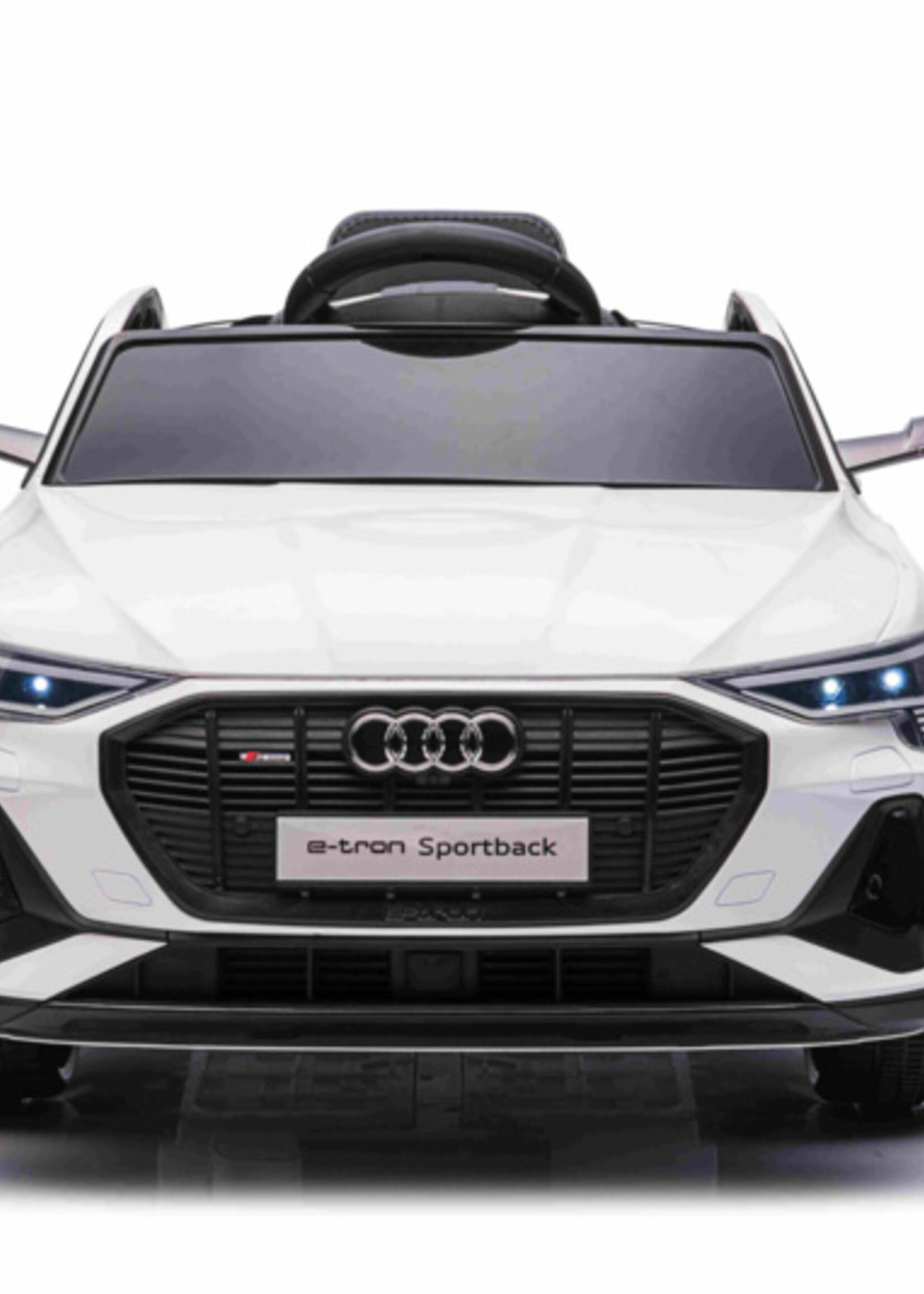 Audi E-tron Sportback witte elektrische Kinderauto