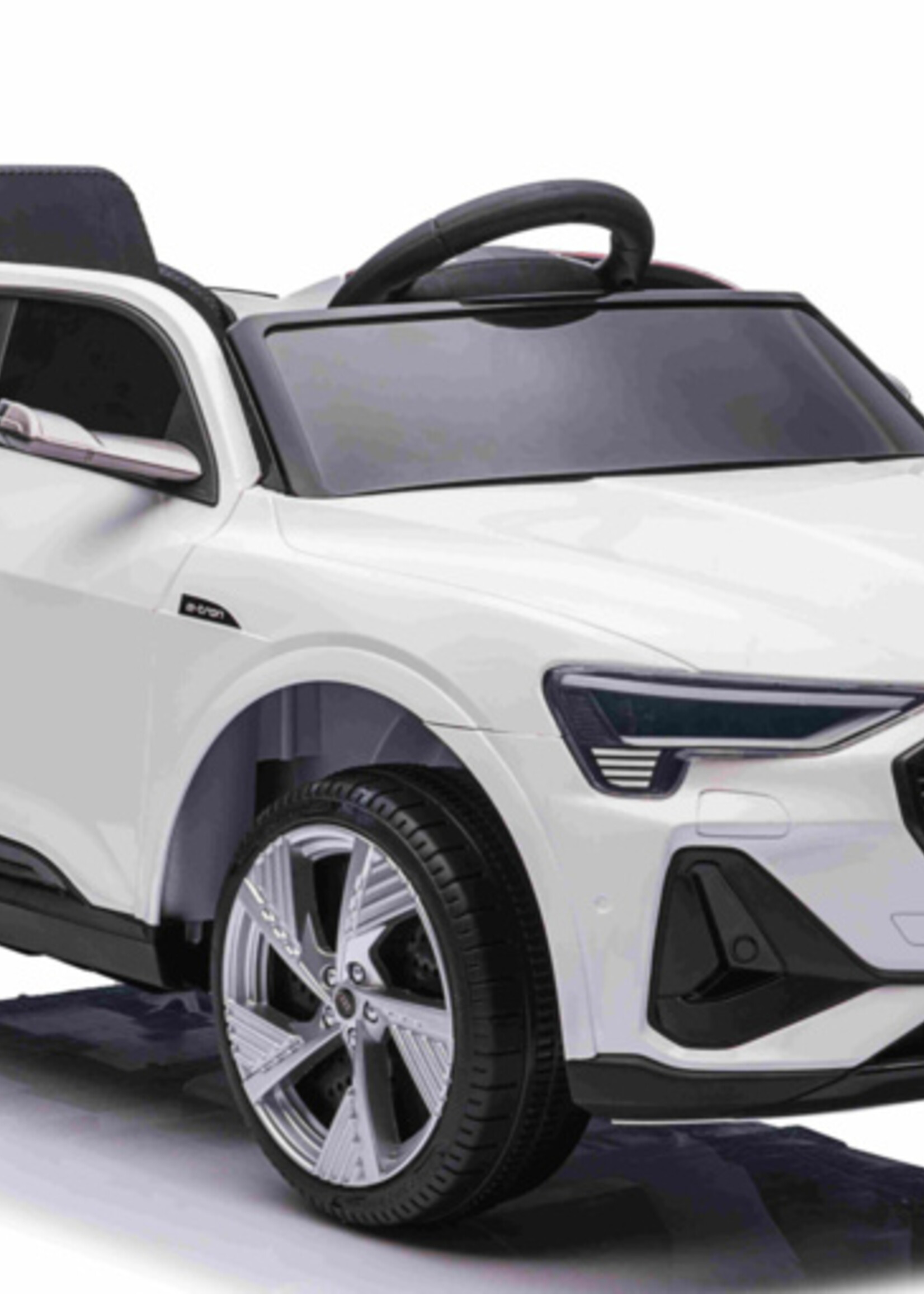 Audi E-tron Sportback witte elektrische Kinderauto
