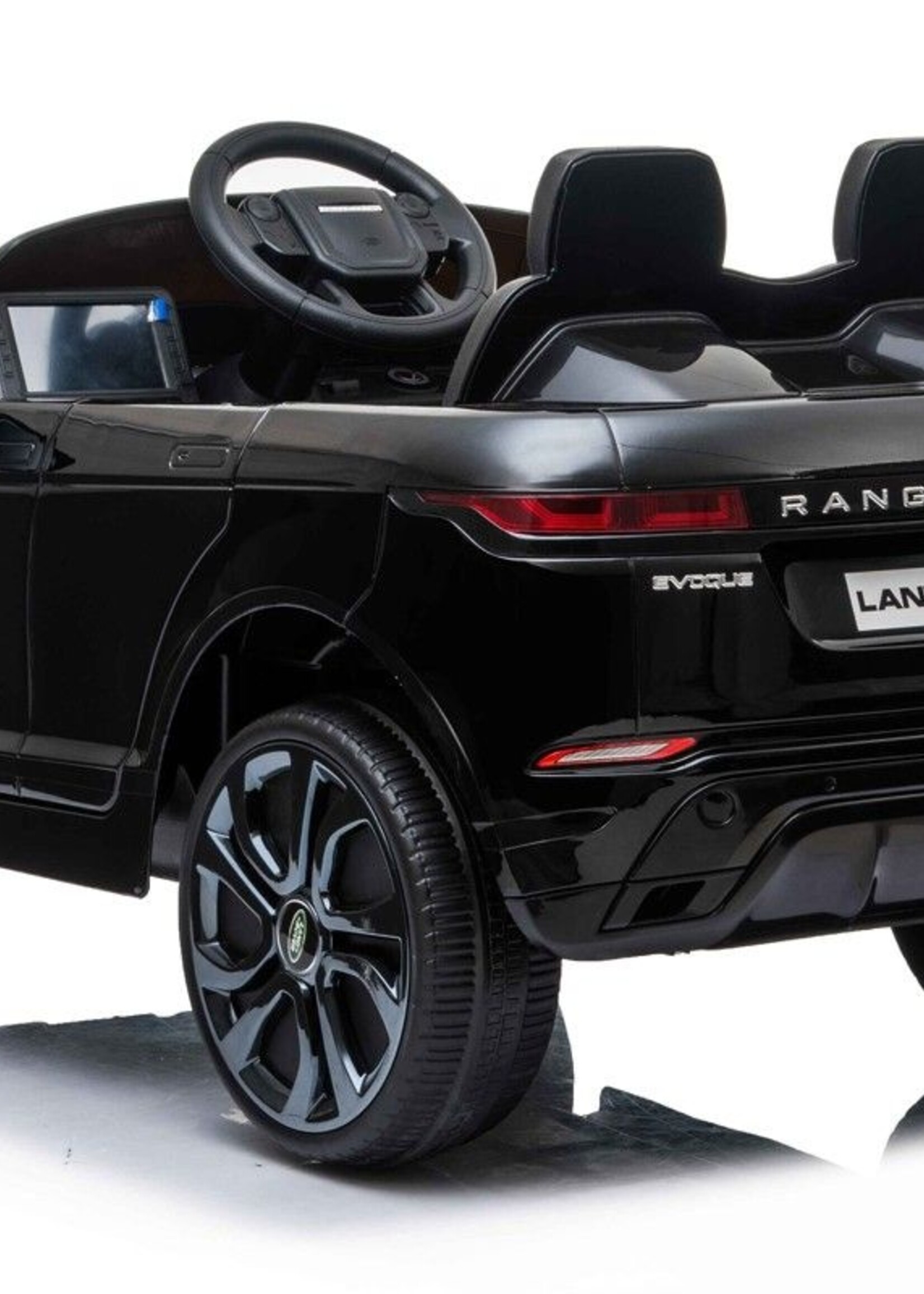 Land Rover Range Evoque elektrische zwarte Kinderauto