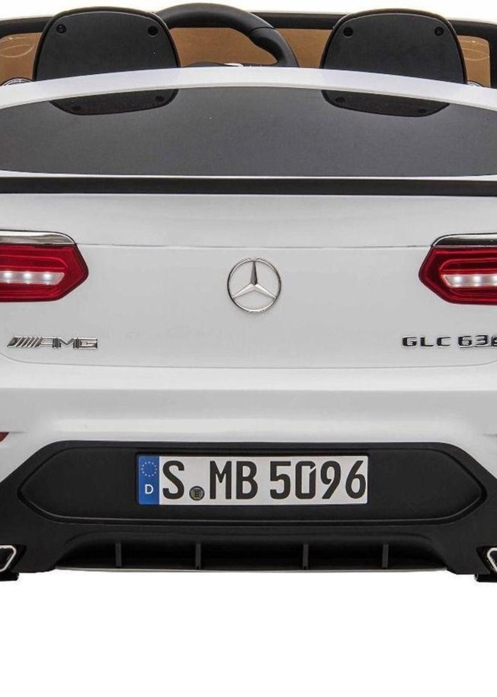 Mercedes GLC63s witte  2-zits elektrische Kinderauto