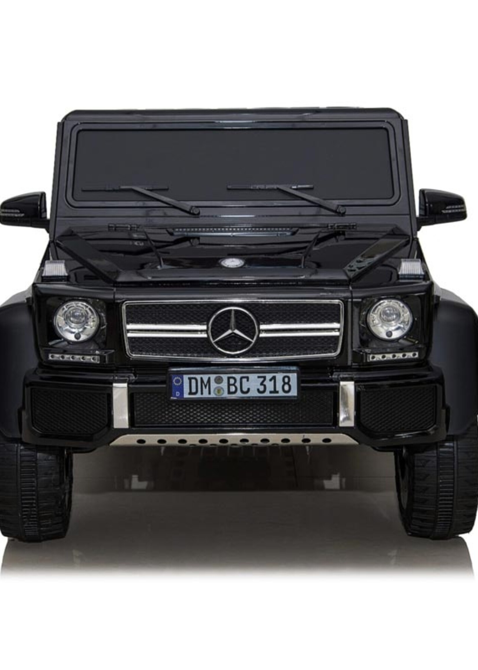 Mercedes G63 6x6 AMG 2-zits zwarte Kinderauto