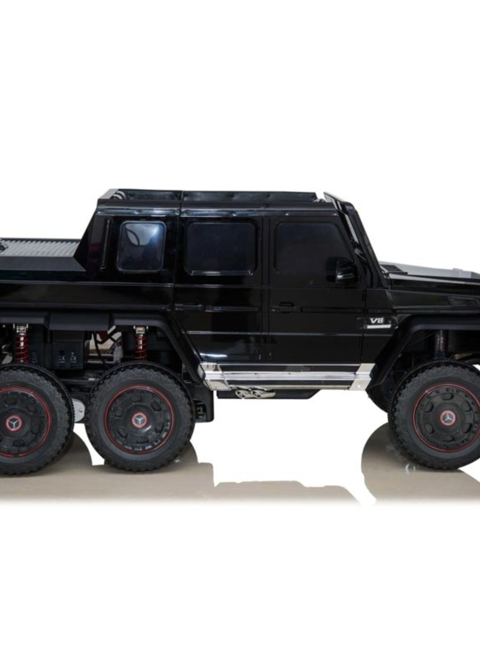 Mercedes G63 6x6 AMG 2-zits zwarte Kinderauto