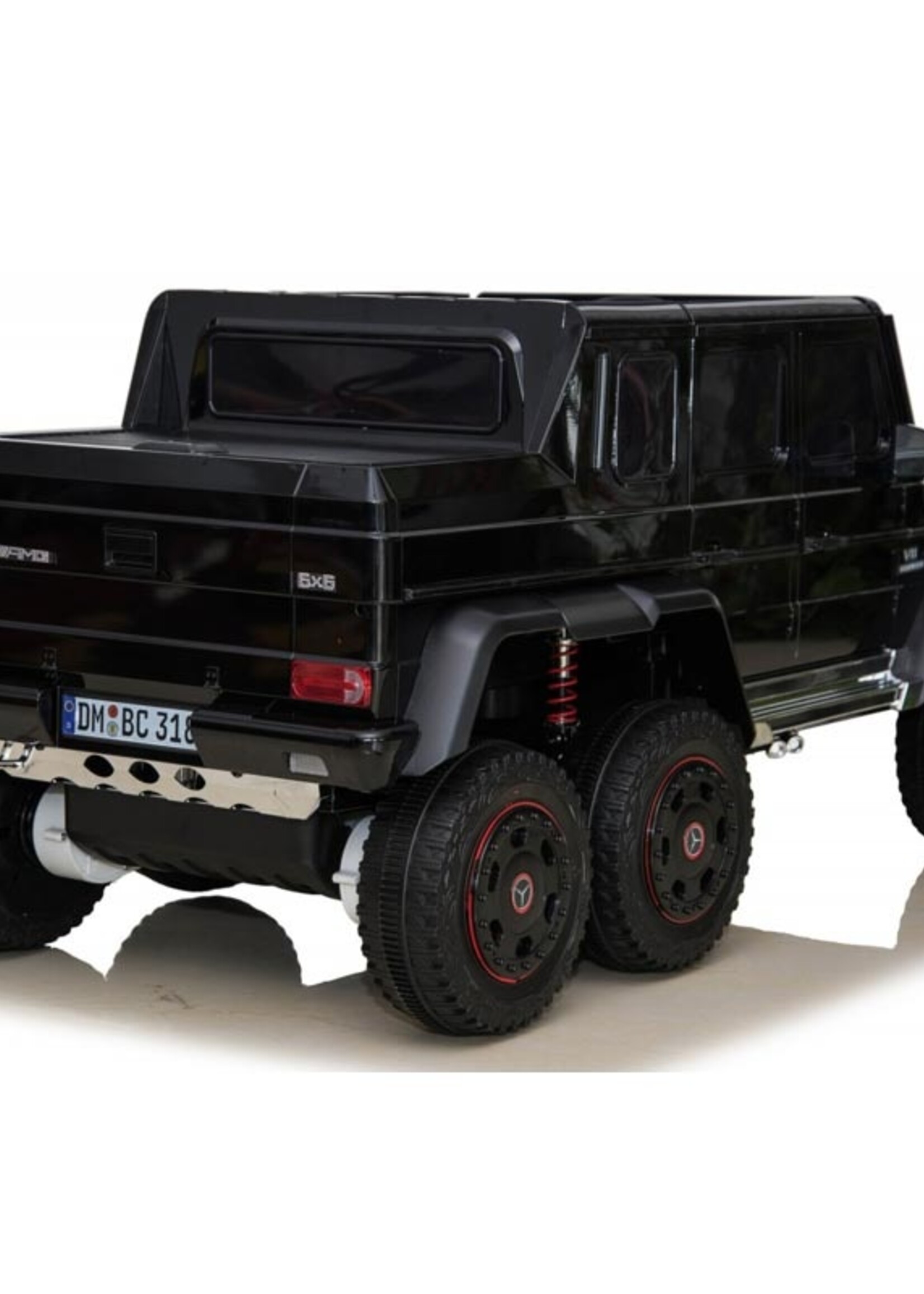 Mercedes G63 6x6 AMG 2-zits zwarte Kinderauto