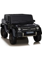 Mercedes G63 6x6 AMG 2-zits zwarte Kinderauto