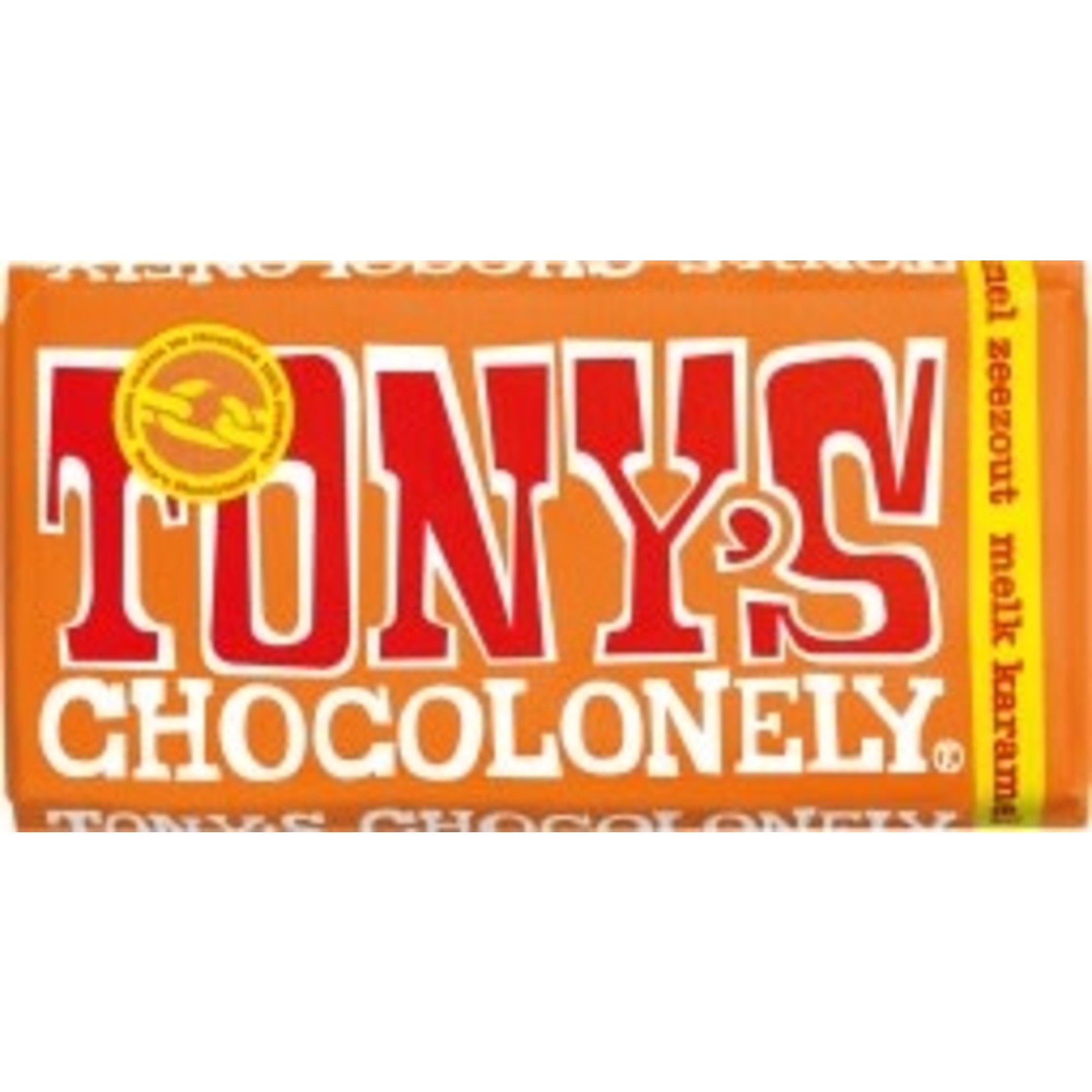 Tony's Chocolonely Tony's Melk Karamel zeezout 180g