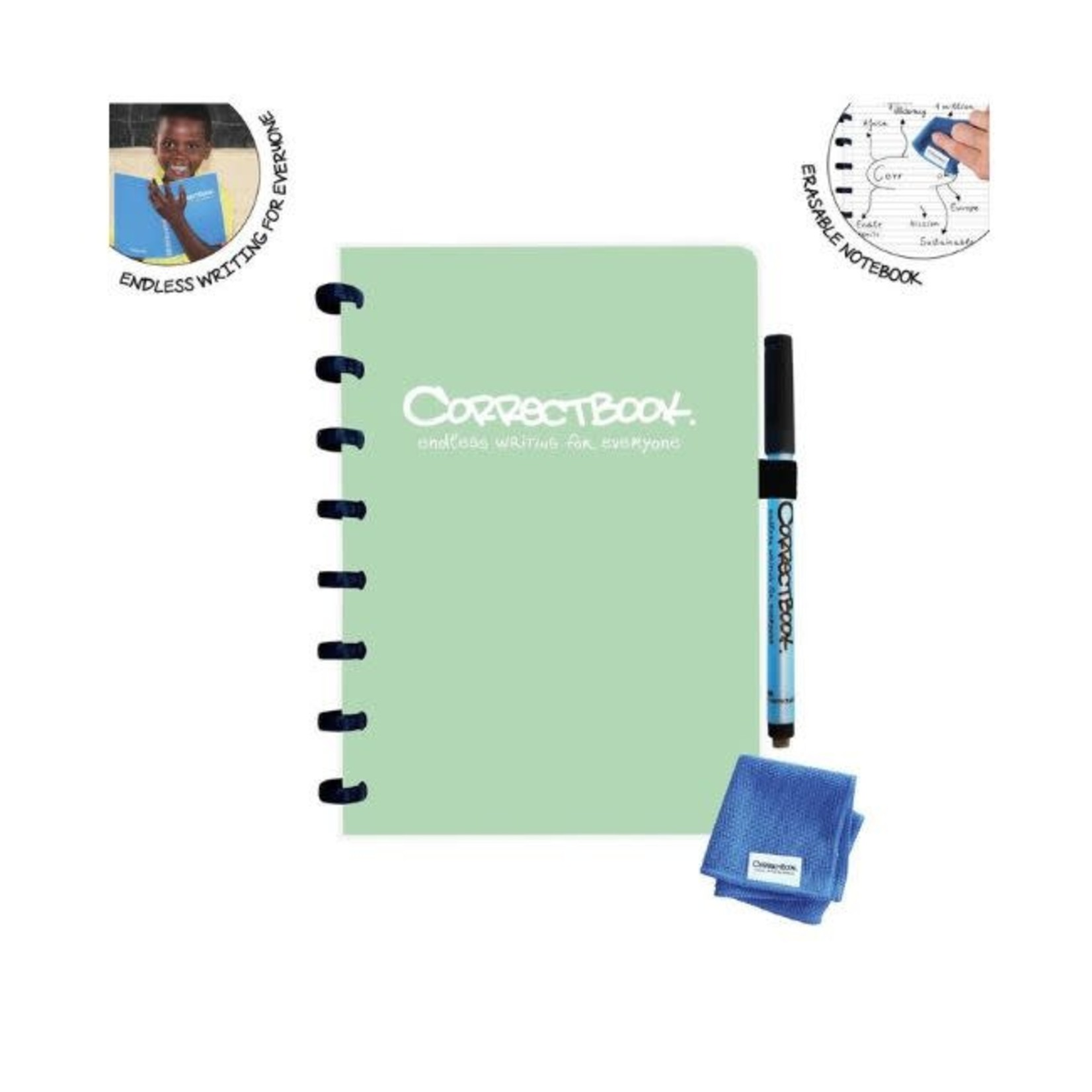 Correctbook CB A5 - Blanco - Misty Mint