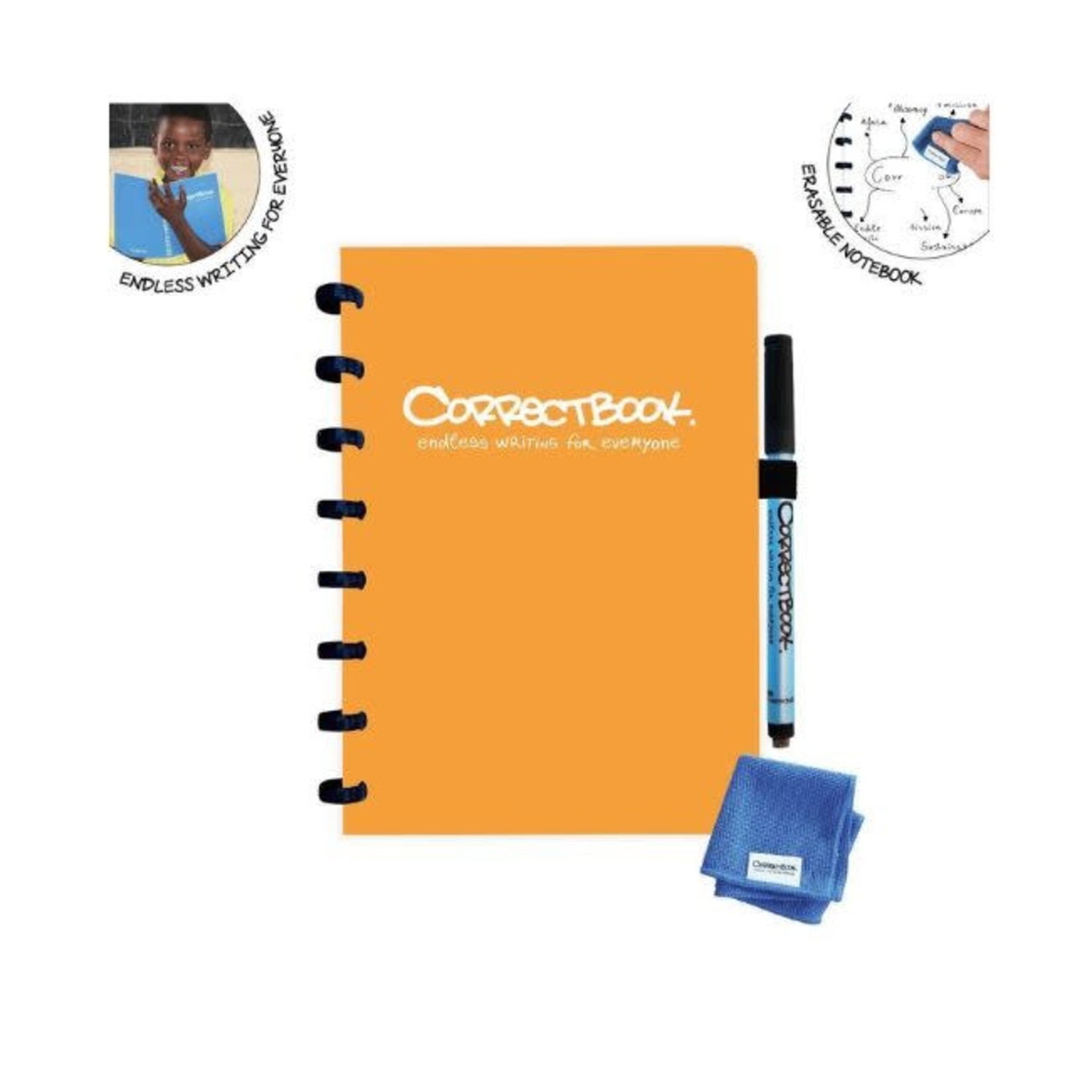 Correctbook CB A5 - Lined - Peachy Orange