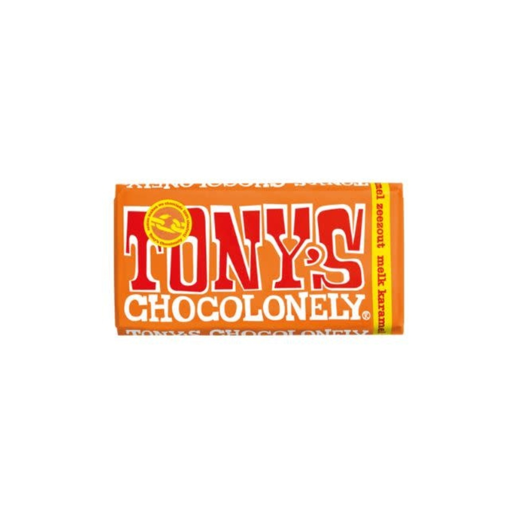 Tony's Chocolonely Tony's Melk Karamel zeezout 180g