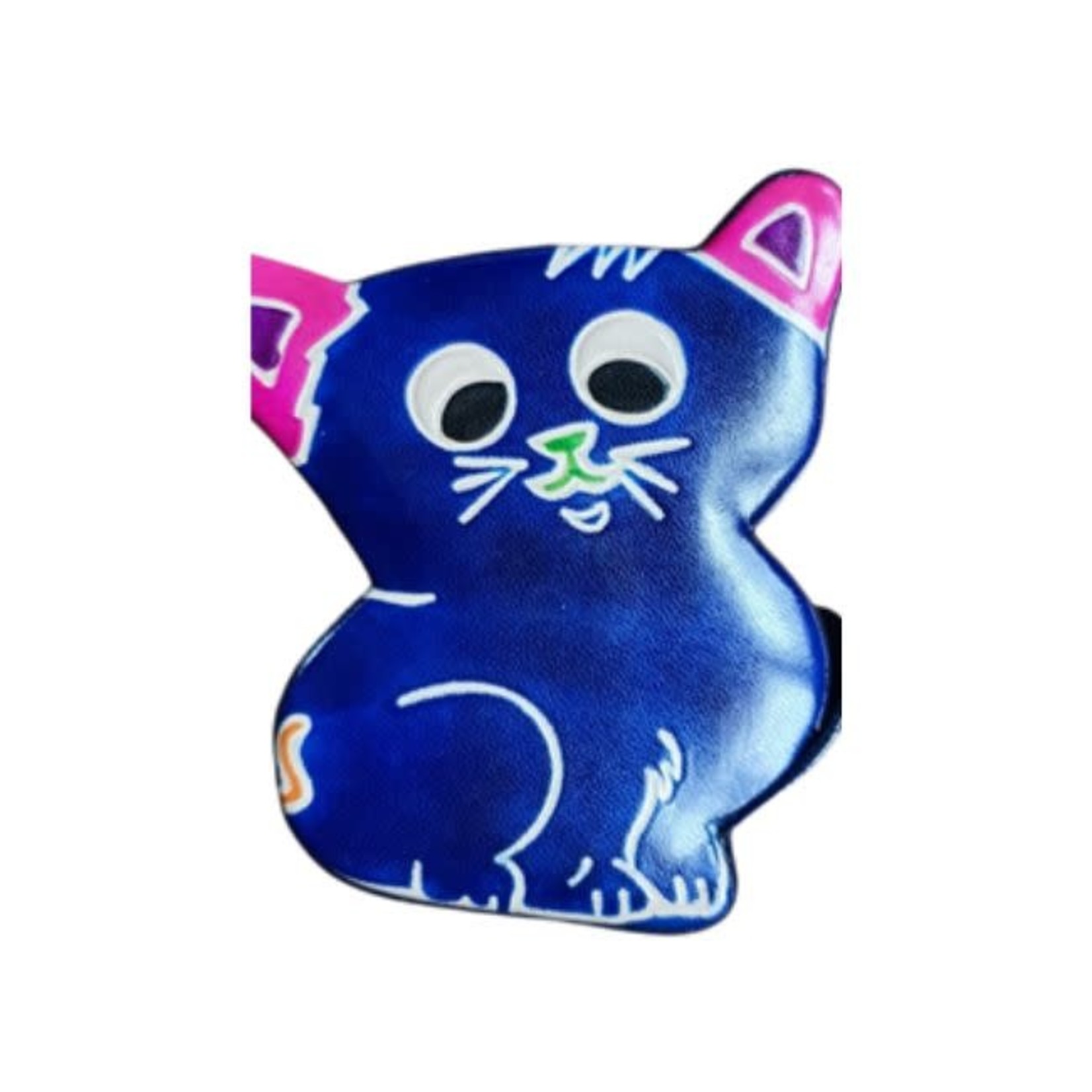 Wilma's Fair Trade C Spaarpot Kitten Blauw