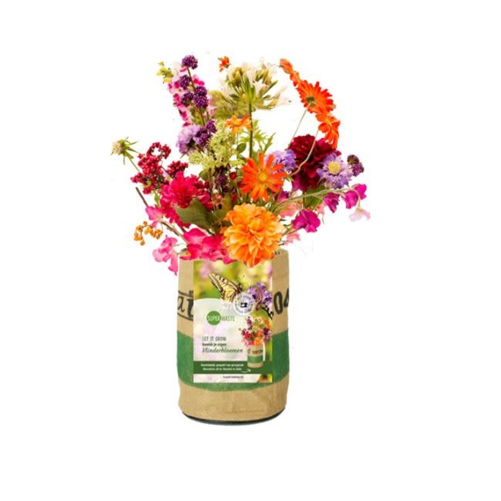 SuperWaste Let it Grow Kweektuintje Vlinderbloemen