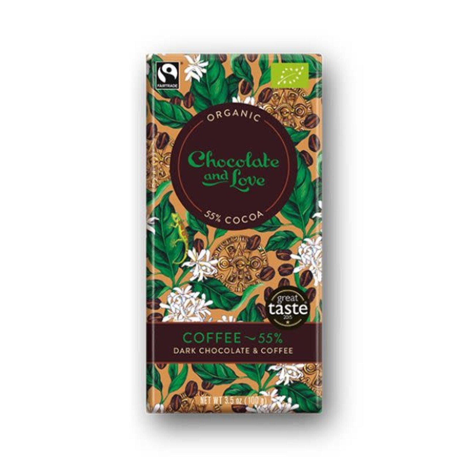 Chocolate and Love Chocolate And Love Coffee, 55%, Vegan, 80gr