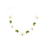 Sjaal met Verhaal Viltslinger Margrietjes wit