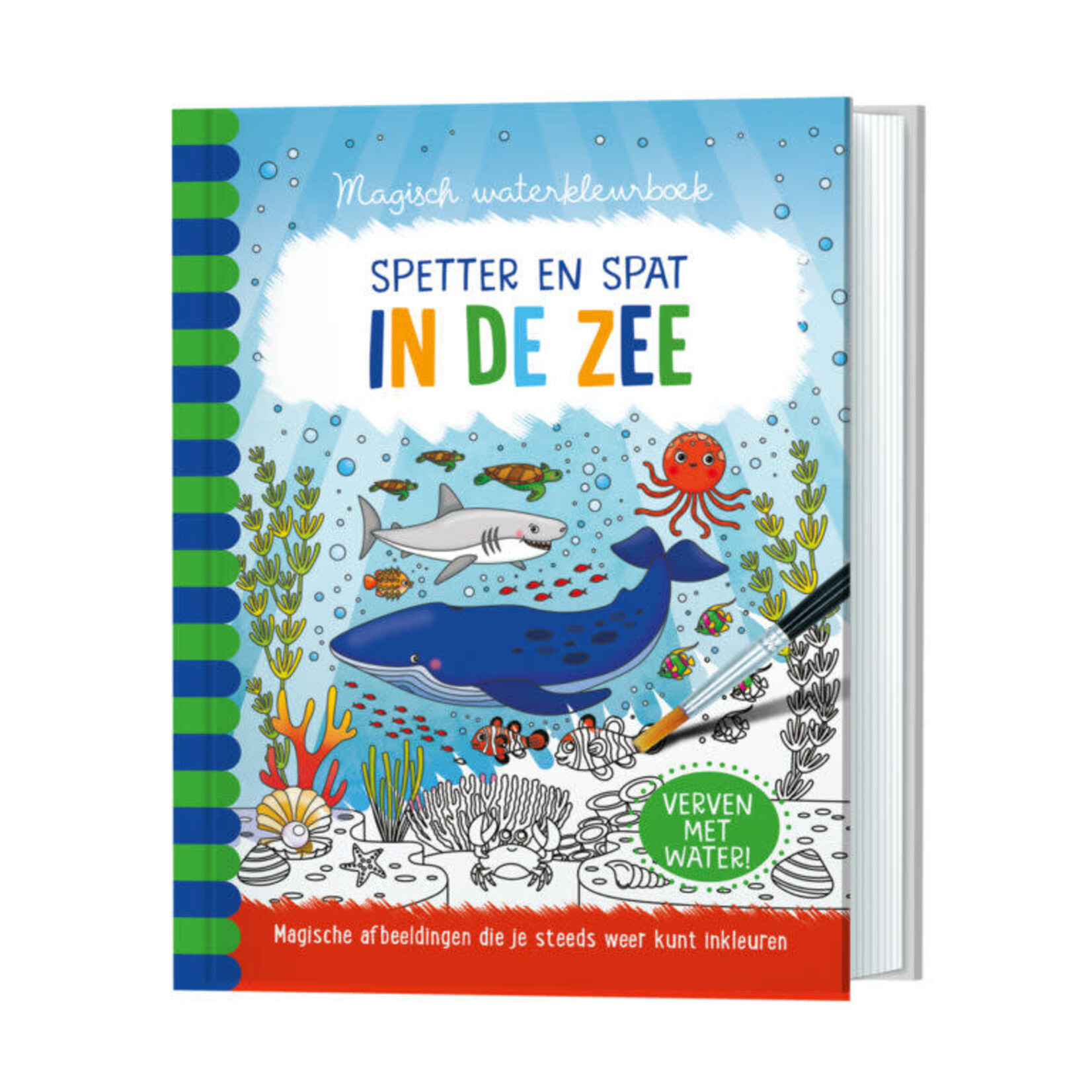 Lantaarn Uitgeverij Magisch Waterkleurboek - In de Zee