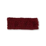 Sjaal met Verhaal Haarband Granny Square Bordeaux