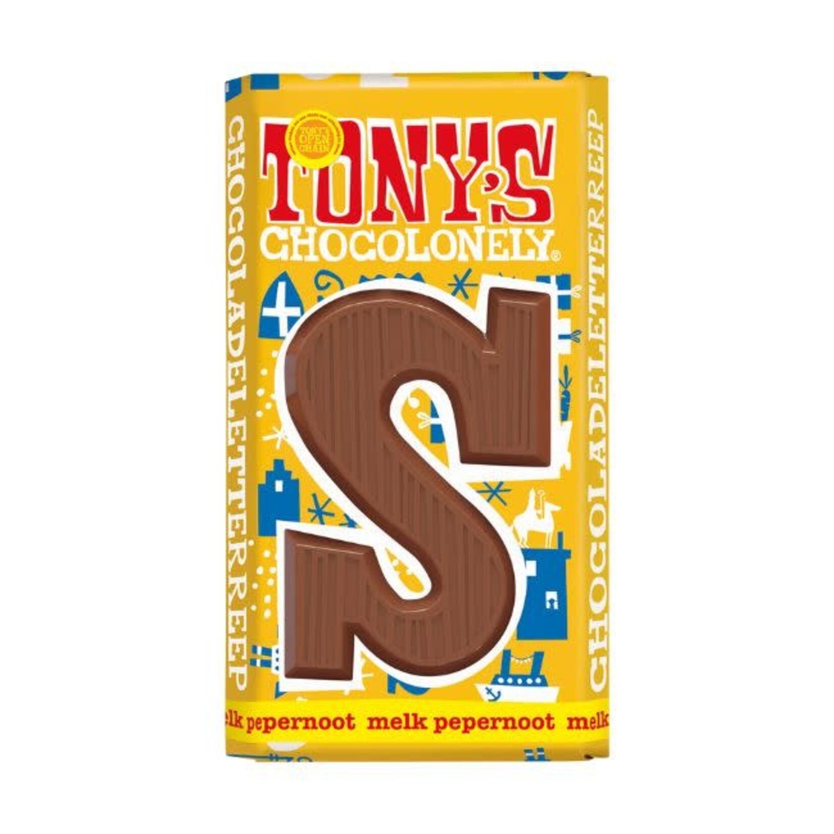 Tony's Chocolonely Tony's Letterreep S Melk Pepernoot 180g