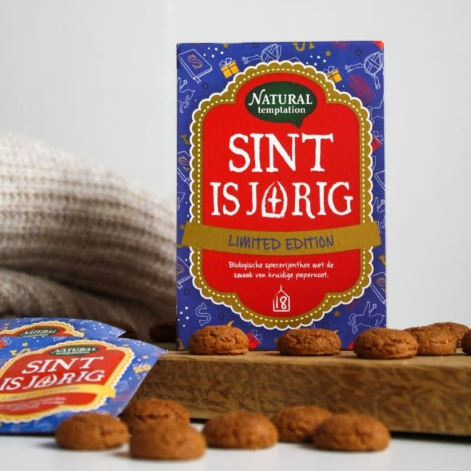 Natural Tempation Sint is jarig thee 18x1,5g BIO
