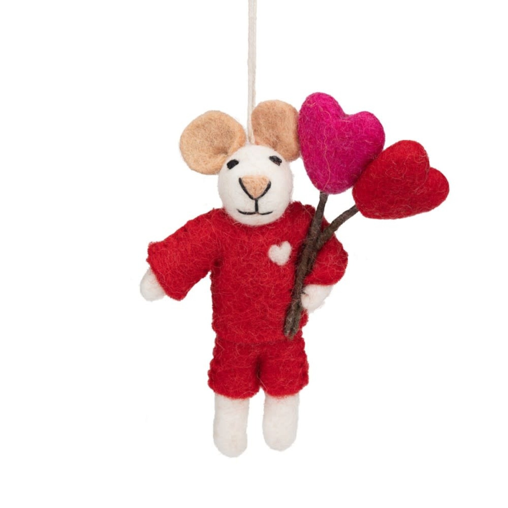 Sjaal met Verhaal Hanger Muis Love is in the Air