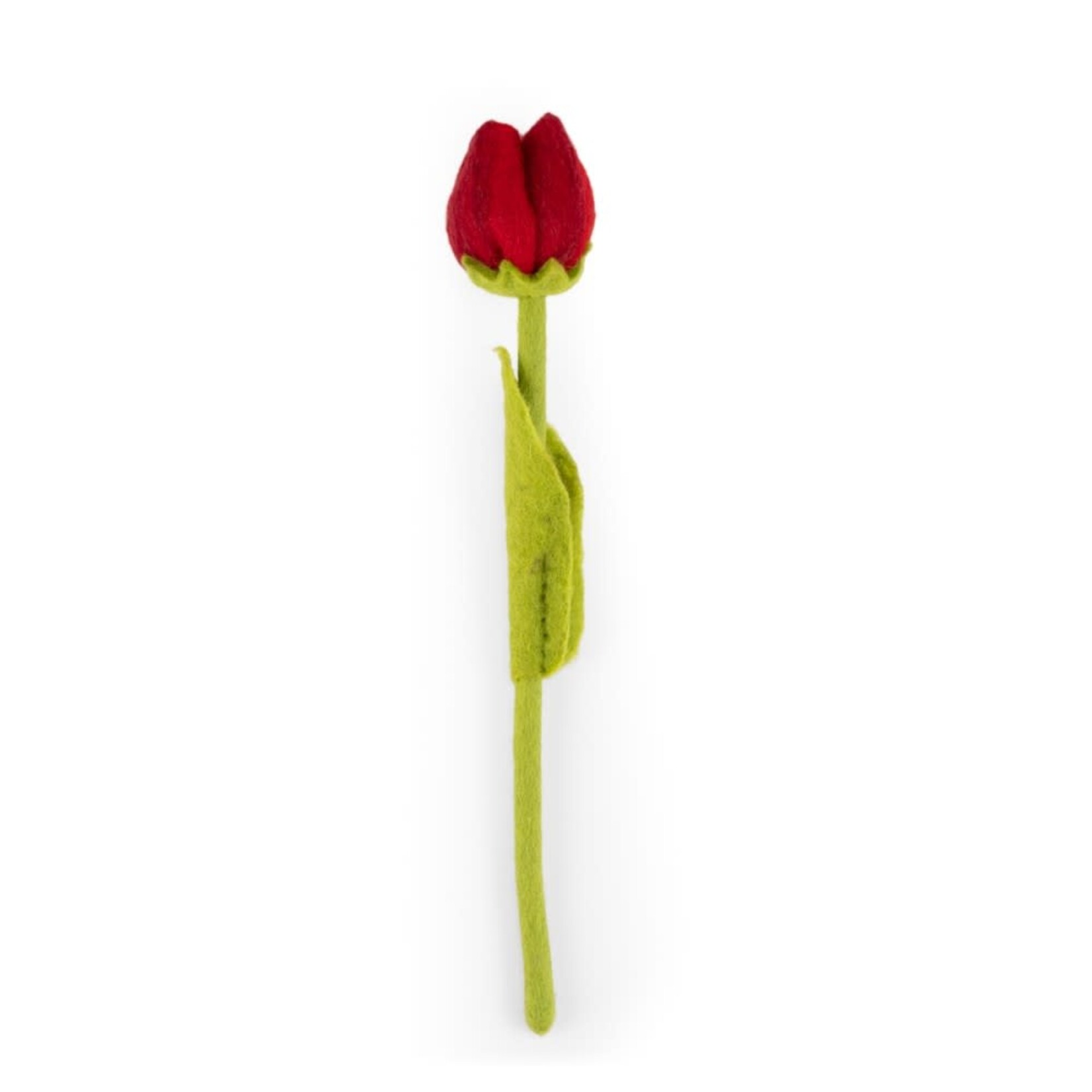 Sjaal met Verhaal Bloem Tulp Robin - Rood