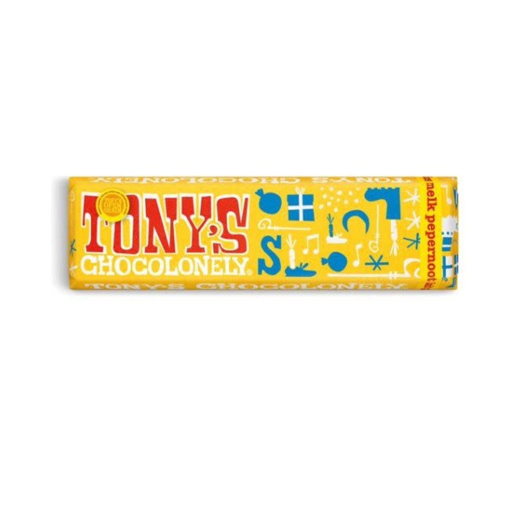 Tony's Chocolonely Tony melk pepernoot reepje 47g