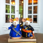 Sjaal met Verhaal Decoratie Muizen vilt Koning en Koningin