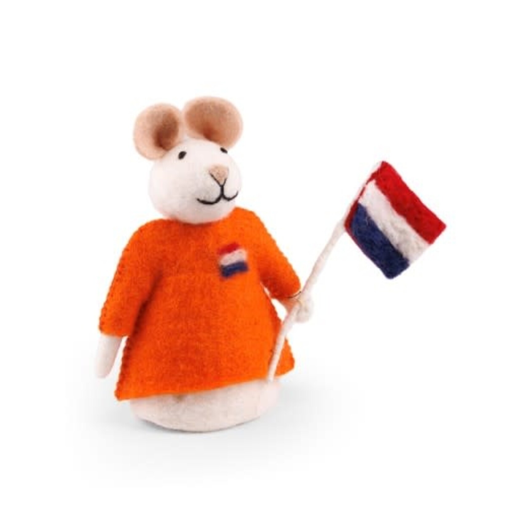 Sjaal met Verhaal Muis vilt Hup Holland
