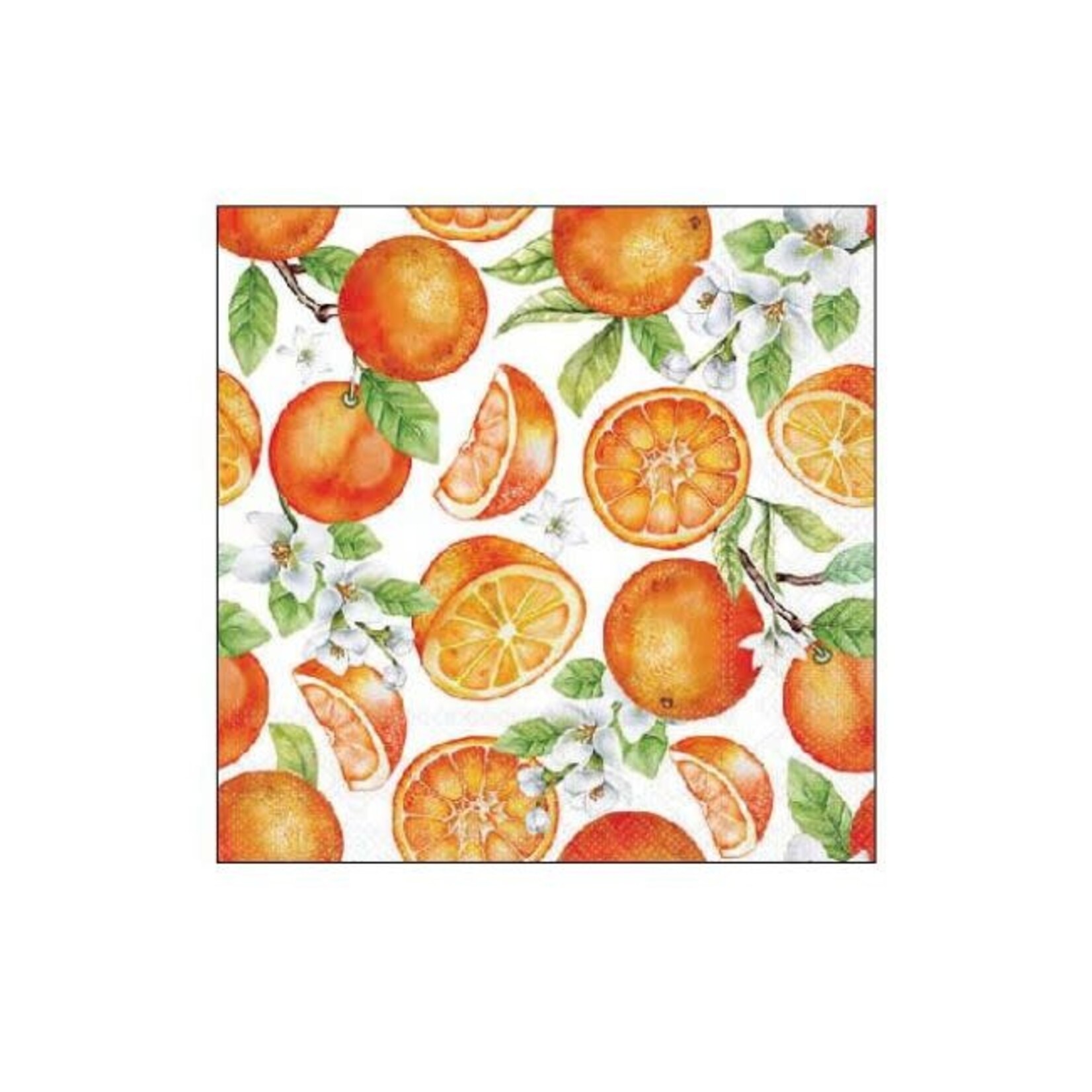 Ambiente Cocktail Servetten  Sinaasappel (12,5x12,5 cm)