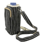 Yoko meshi Schoudertas Hennep zwart voor Fles