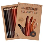 Hautfarben Mega kleurpotloden huidskleuren 12st