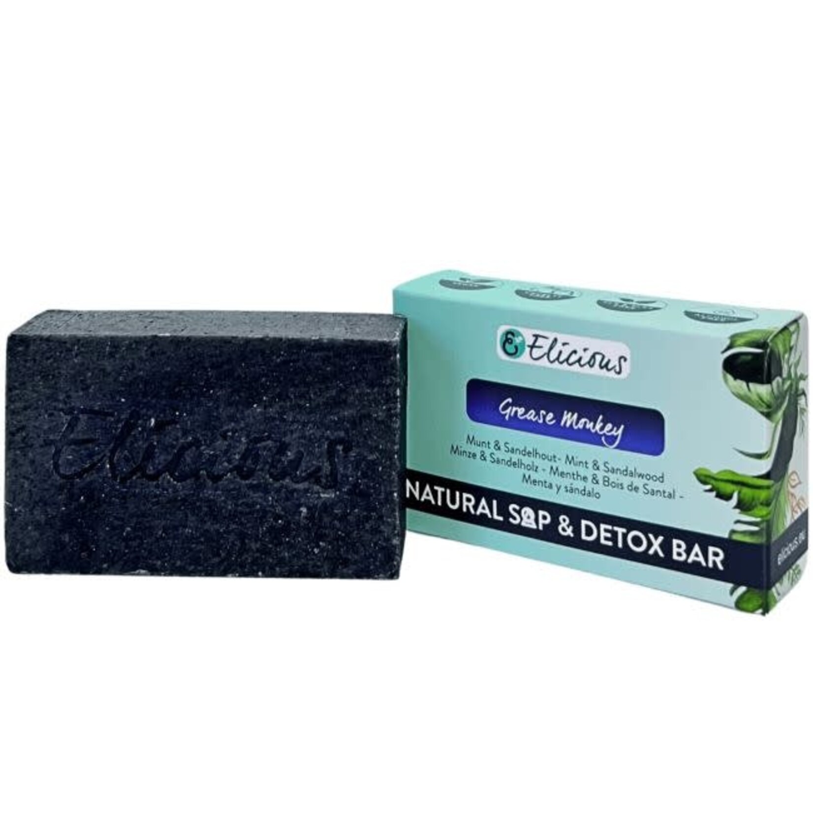 Elicious Natuurlijke zeep Grease Monkey 100g