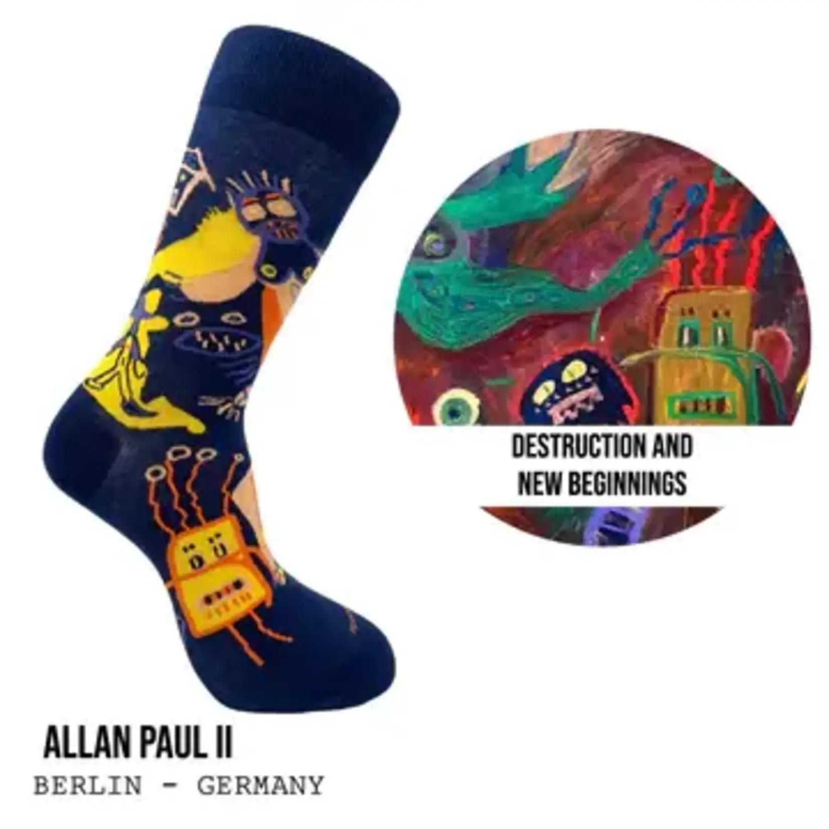 Letsdogoods Sokken Allan Paul 11 mt 36-40