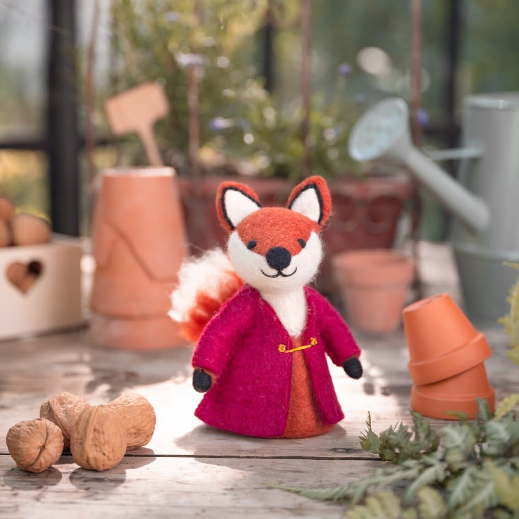 Sjaal met Verhaal Decoratie Vos Indian Summer Burgundy