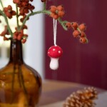 Sjaal met Verhaal Hanger Paddenstoel Rood Small