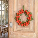 Sjaal met Verhaal Krans Physalis Lampion