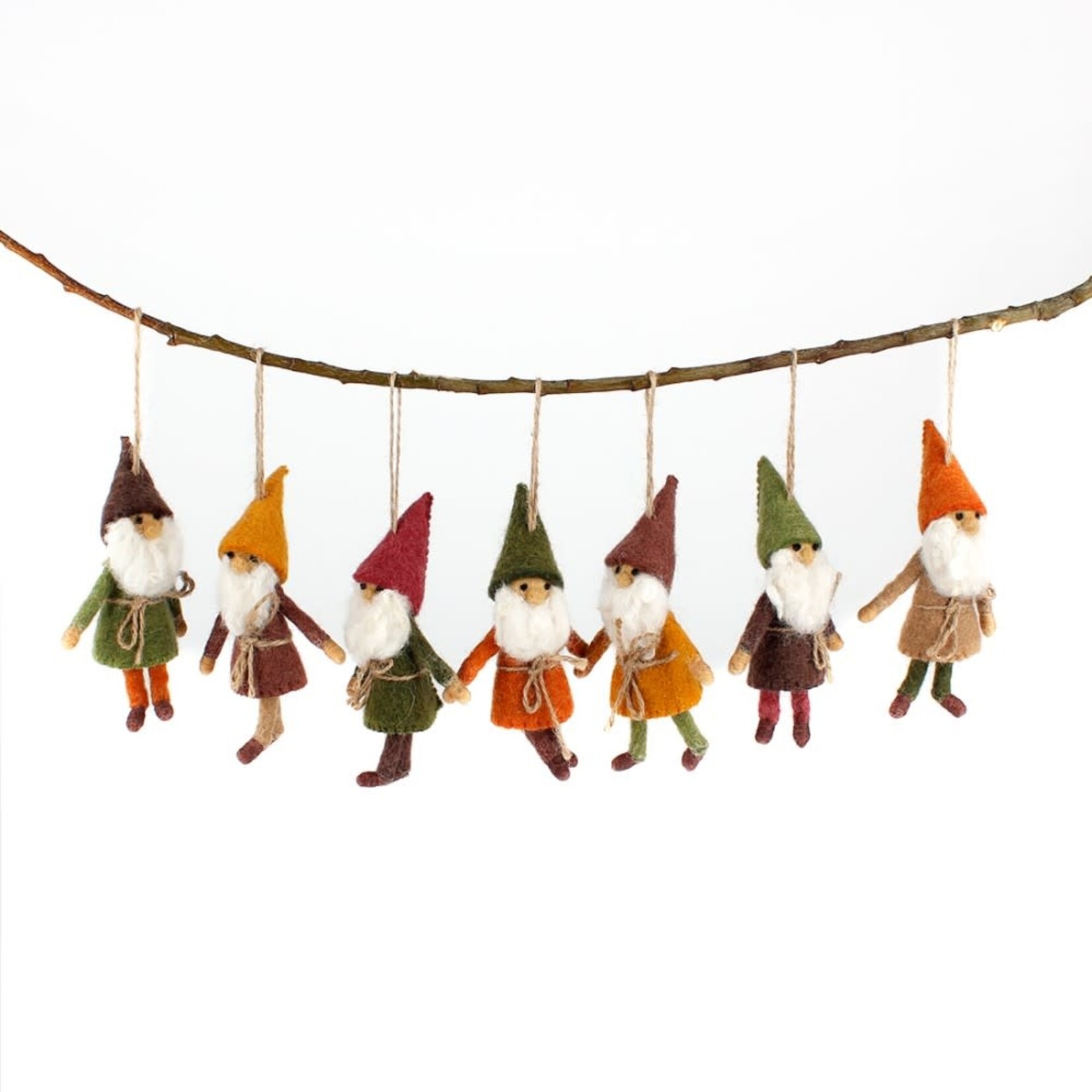 Sjaal met Verhaal Herfst Hanger Kabouter Aardetinten