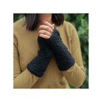 Sjaal met Verhaal Handwarmers Granny Square Zwart