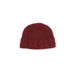 Sjaal met Verhaal Muts Granny Square Bordeaux