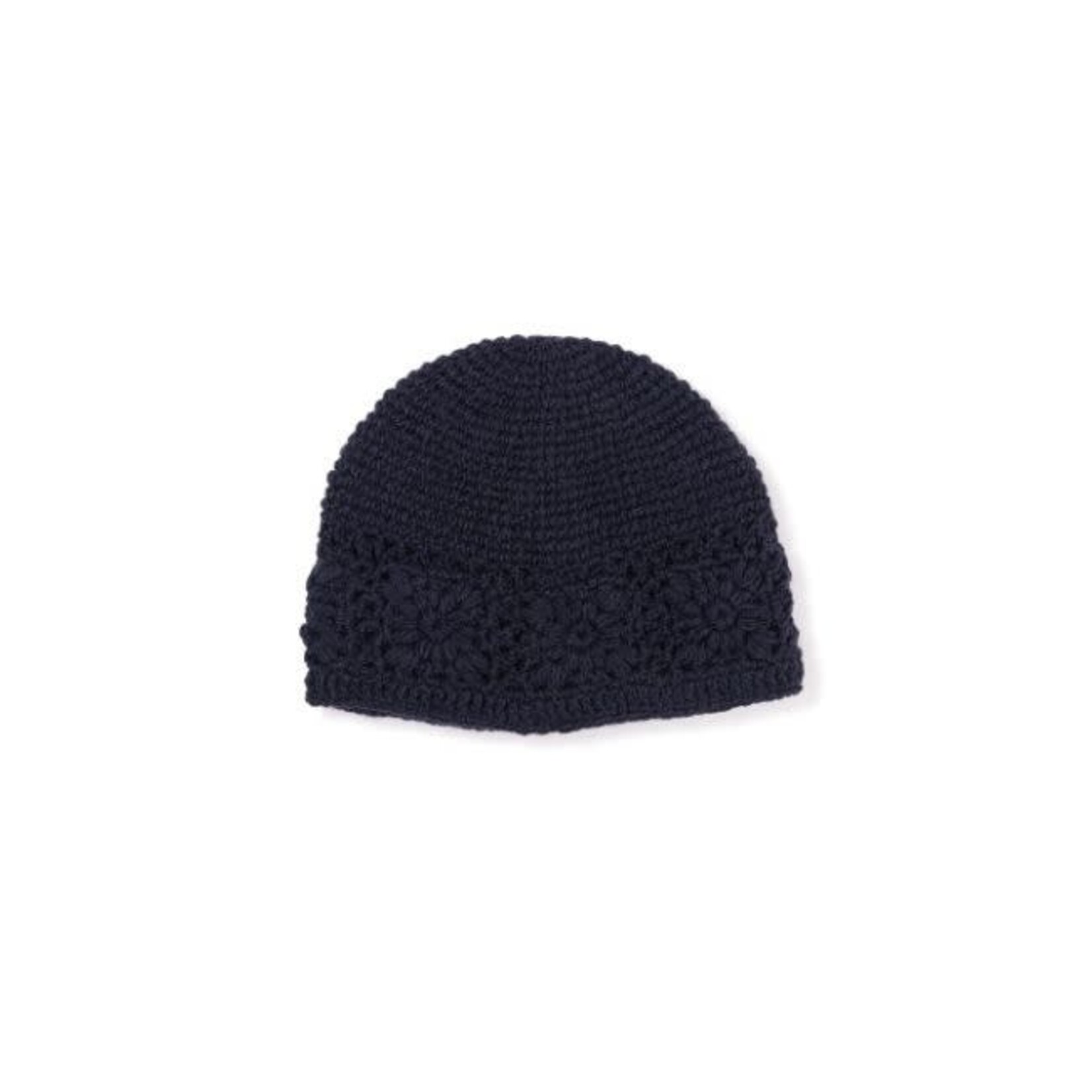Sjaal met Verhaal Muts Granny Square Donkerblauw