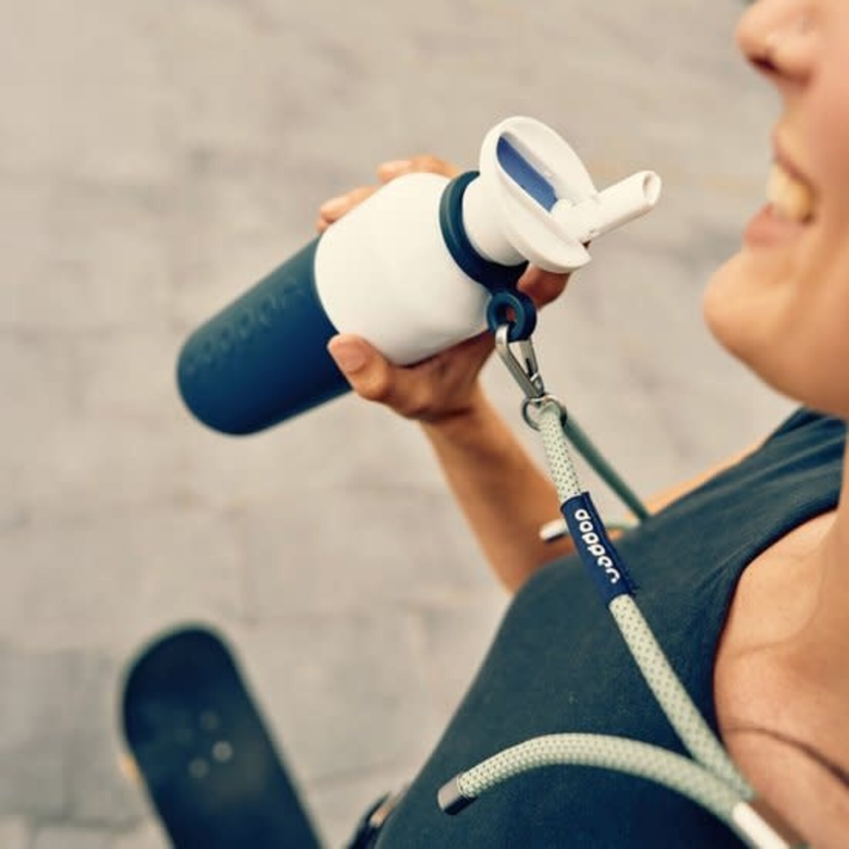 Dopper Dopper Flip Straw - White