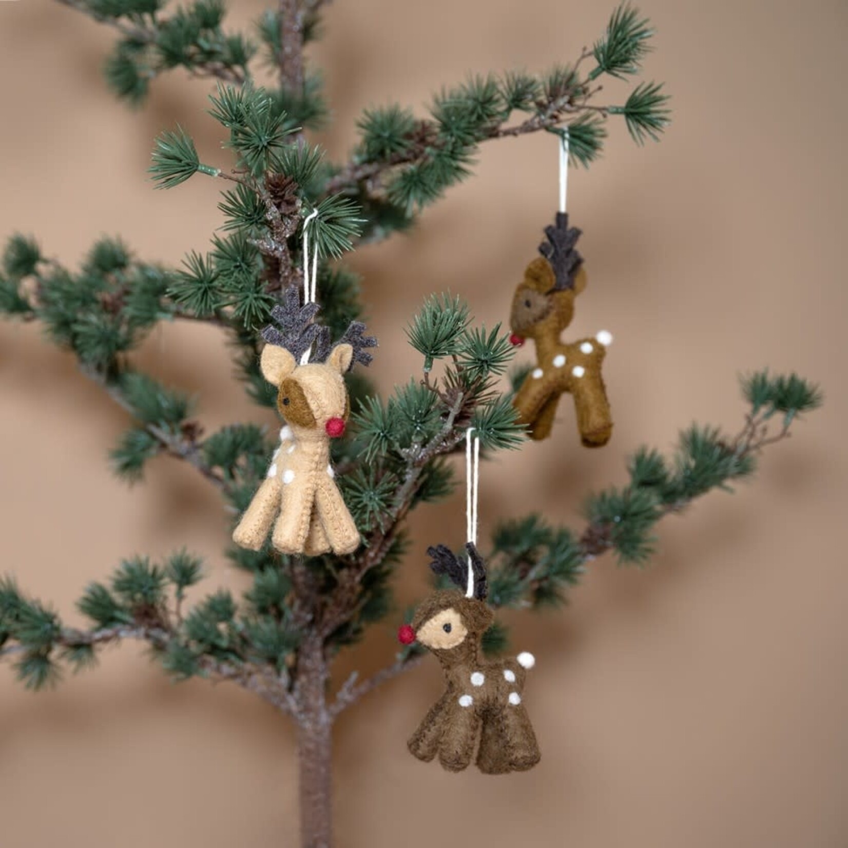 Sjaal met Verhaal Hanger Rendier Gingerbread