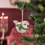 Sjaal met Verhaal Hanger Vogeltje Creme