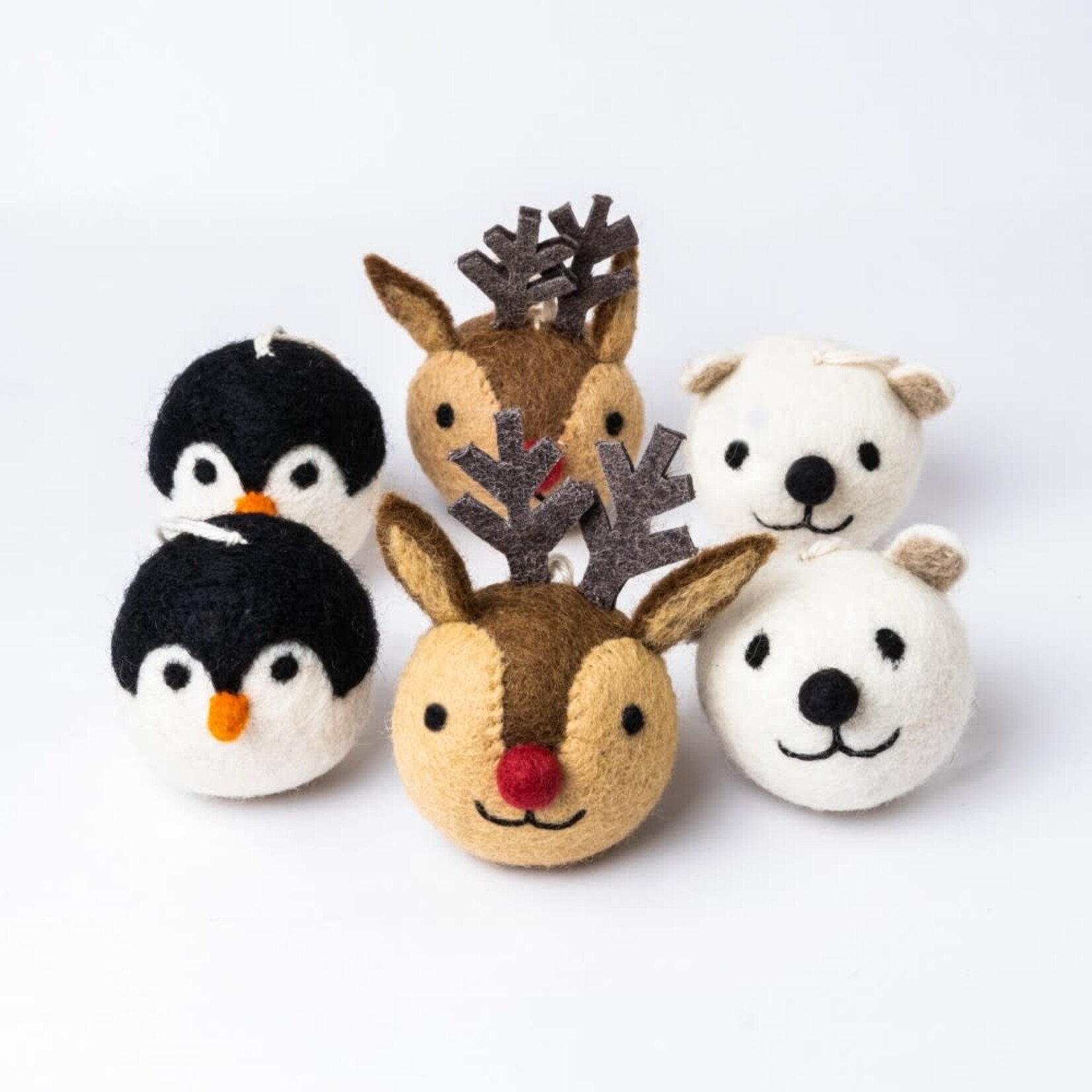 Sjaal met Verhaal Kerstballen Winterdieren