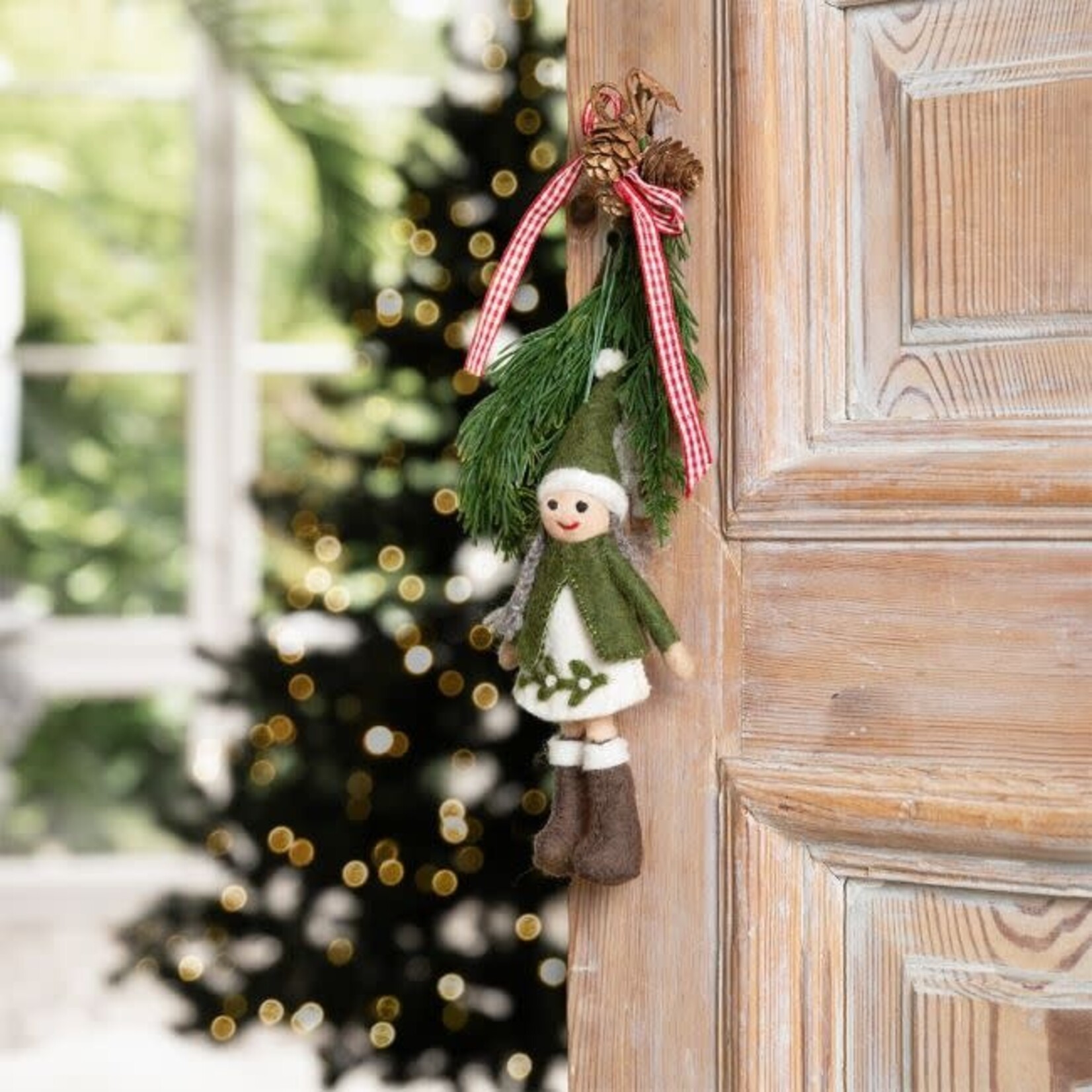 Sjaal met Verhaal Meisje Mistletoe