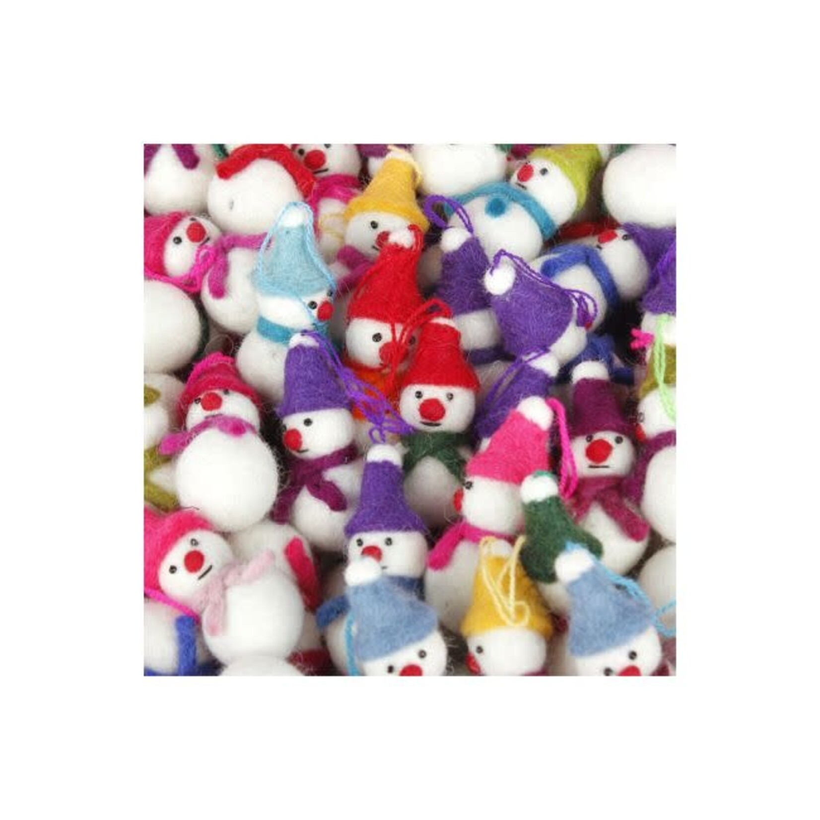 Sjaal met Verhaal Sneeuwpopje Multicolor